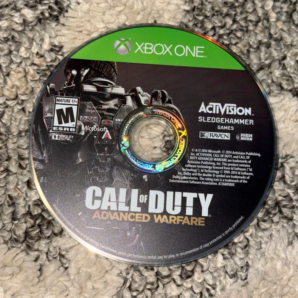 Microsoft Xbox One Call Of Duty Advanced Warfare Video Game Rated M For Mature U
